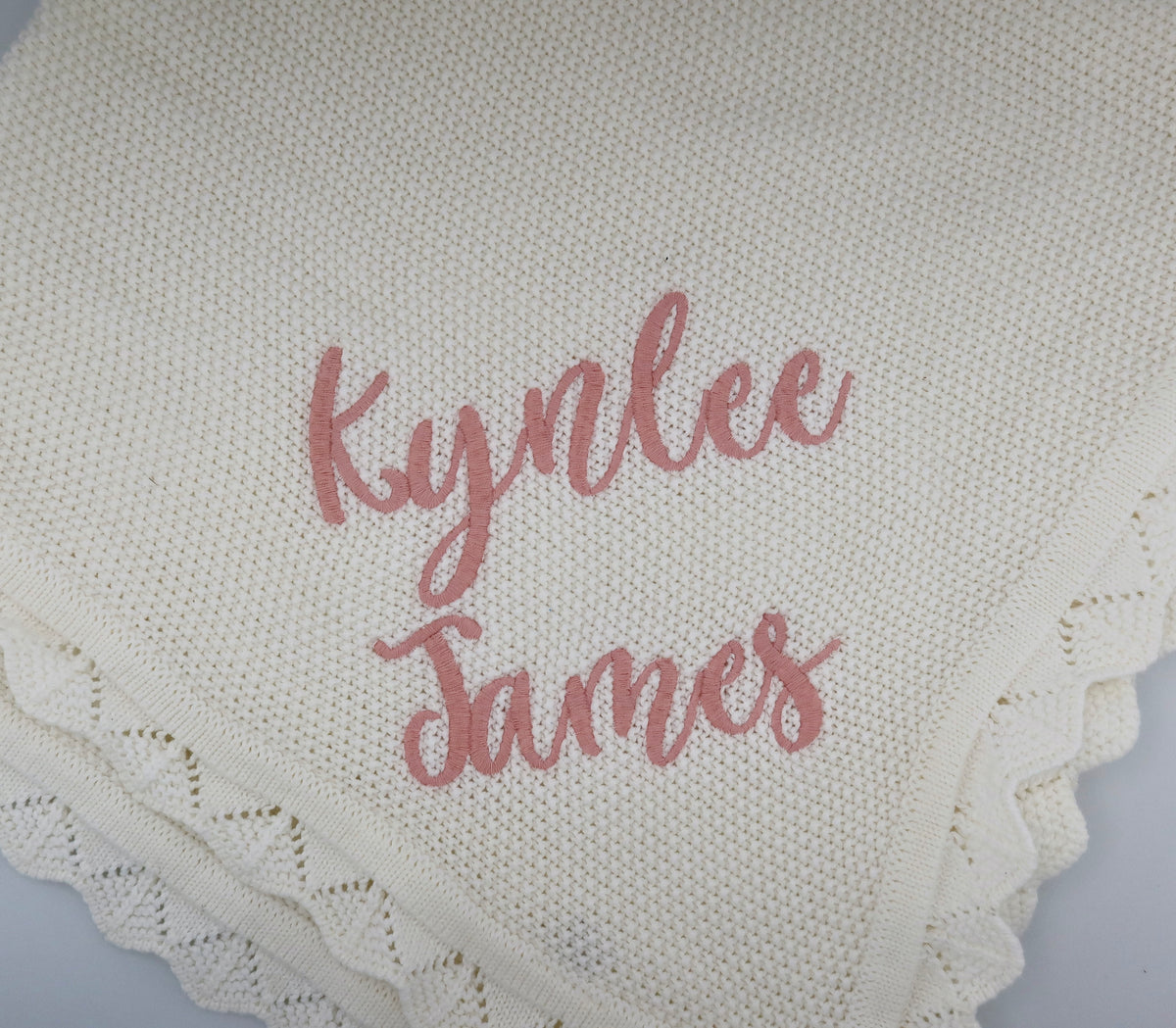 Embroidered Baby Blanket