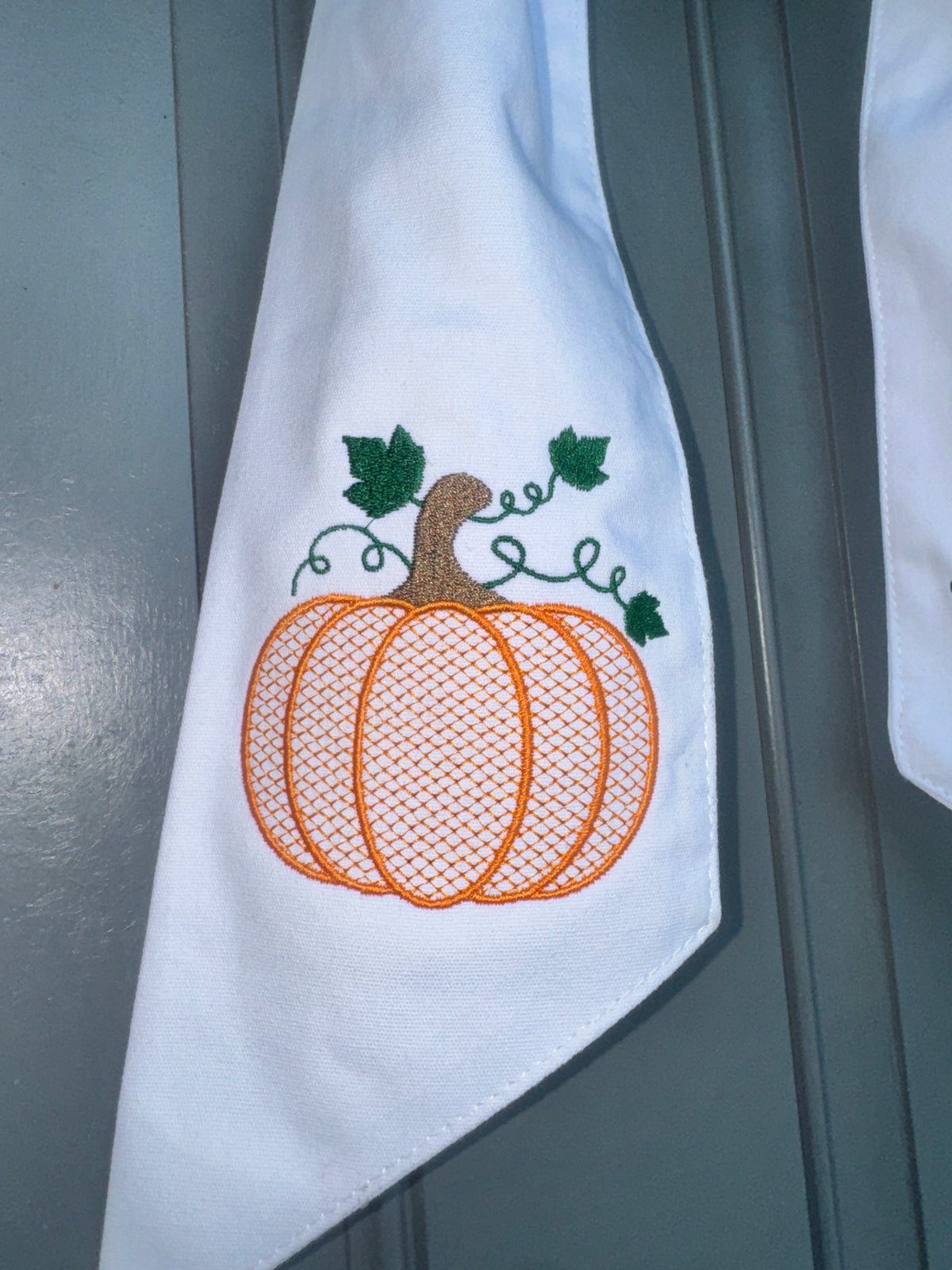 Personalized Embroidered Wreath Sash