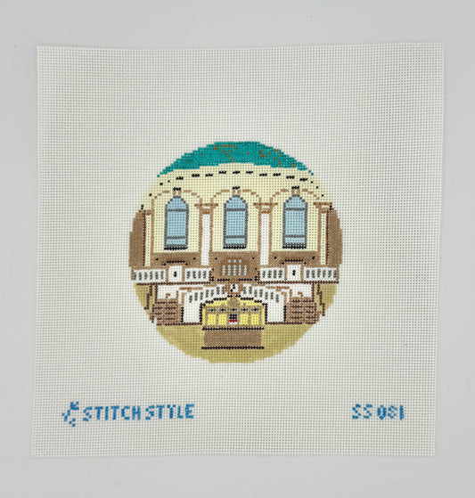 Grand Central Round Needlepoint Canvas